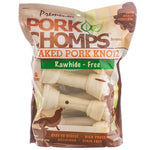 Pork Chomps Premium Pork Knotz - Baked, 8 Count - (7" Chews)-Dog-Scott Pet-PetPhenom