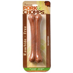 Pork Chomps Roasted Pressed Bones, 7" Bone - 1 Pack-Dog-Scott Pet-PetPhenom