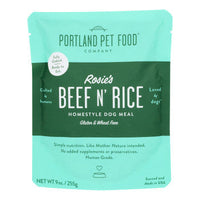 Portland Pet Food Company - Dog Meal Homestyle Beef Rice - Case of 8-9 OZ-Dog-Portland Pet Food Company-PetPhenom