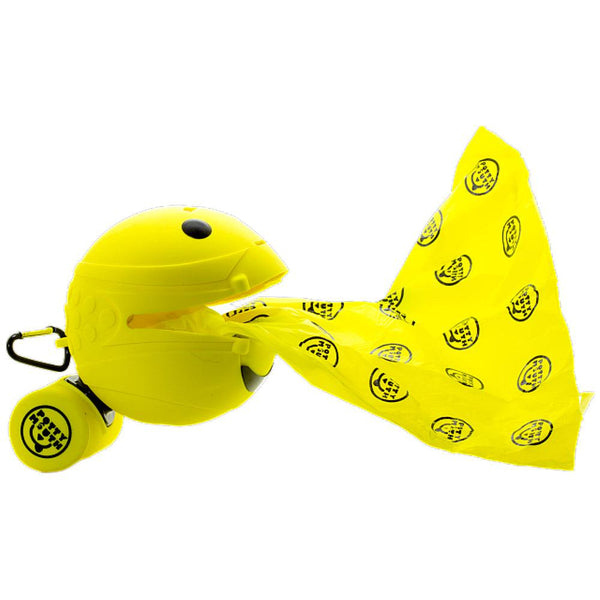 Potty Mouth Portable Hygienic Pooper Scooper Medium Yellow 3.5" x 3.5" x 3.5"-Dog-Potty Mouth-PetPhenom