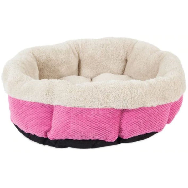 Precision Pet Snoozzy Mod Chic Round Pet Bed Rose, 21" wide-Dog-Precision Pet-PetPhenom