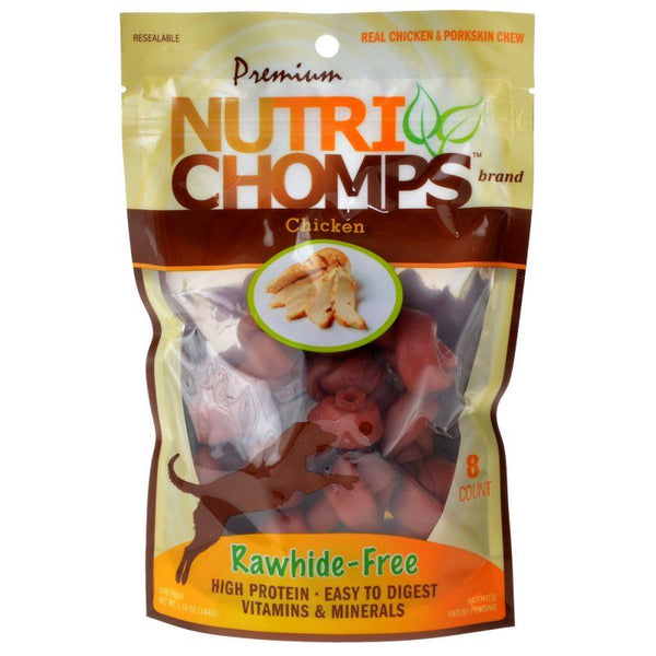 Premium Nutri Chomps Chicken Flavor Mini Knots, 8 Count-Dog-Scott Pet-PetPhenom