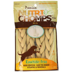 Premium Nutri Chomps Milk Flavor Braid Dog Chews - Small, 4 count-Dog-Scott Pet-PetPhenom