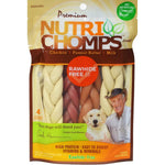 Premium Nutri Chomps Rawhide Free Chicken, Peanut Butter, Milk Dog Treats, 4 count-Dog-Scott Pet-PetPhenom