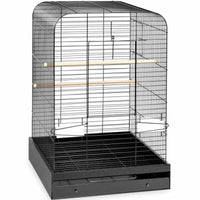 Prevue Madison Bird Cage - Black, 1 Pack - Small-Medium Birds - (20"L x 20"W x 29"H)-Bird-Prevue Pet Products-PetPhenom