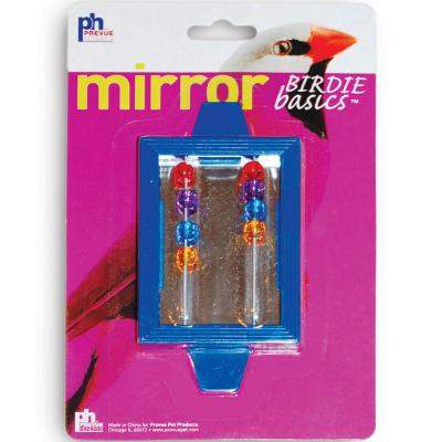 Prevue Pet Products Clip-on Mirror w/Beads-Bird-Prevue Pet Products-PetPhenom
