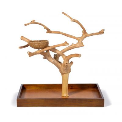 Prevue Pet Products Coffeawood Tree Mini Table Top Medium-Bird-Prevue Pet Products-PetPhenom