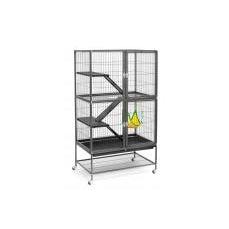 Prevue Pet Products Feisty Ferret Home on Casters Black 31"L x 21"W x 54"H-Small Pet-Prevue-PetPhenom