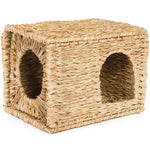 Prevue Pet Products Folding Rabbit Hut made of Woven Grass-Small Pet-Prevue Pet Products-PetPhenom