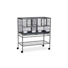 Prevue Pet Products Hampton Deluxe Divided Flight Breeding Cage System with Stand-Small Pet-Prevue-PetPhenom