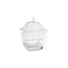 Prevue Pet Products Jumbo Scrollwork Cage White 18x18-Small Pet-Prevue-PetPhenom