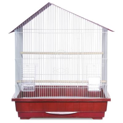 Prevue Pet Products Offset Roof Cockatiel / Parakeet Cage - Model SP25211R/W-Bird-Prevue Pet Products-PetPhenom