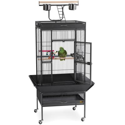 Prevue Pet Products Playtop Bird Home - Black - Model 3152BLK-Bird-Prevue Pet Products-PetPhenom
