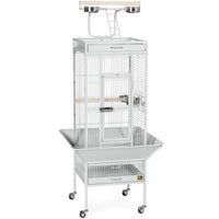 Prevue Pet Products Playtop Bird Home - Pewter White - Model 3151W-Bird-Prevue Pet Products-PetPhenom