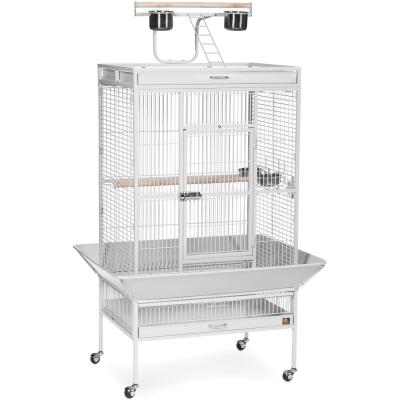 Prevue Pet Products Playtop Bird Home - Pewter White - Model 3153W-Bird-Prevue Pet Products-PetPhenom