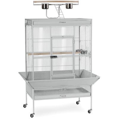 Prevue Pet Products Playtop Bird Home - Pewter White - Model 3154W-Bird-Prevue Pet Products-PetPhenom