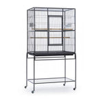 Prevue Pet Products Powder-coated steel construction Flight Cage w/ Stand - Black-Bird-Prevue Pet Products-PetPhenom