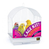 Prevue Pet Products Round Top Bird Cage Kit - White-Bird-Prevue Pet Products-PetPhenom