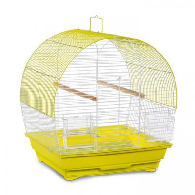 Prevue Pet Products Soho Dome Top Roof Chartreuse & White-Bird-Prevue Pet Products-PetPhenom