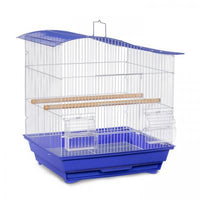 Prevue Pet Products Soho Wave Top Roof Blue & White-Bird-Prevue Pet Products-PetPhenom