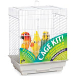 Prevue Pet Products Square Top Bird Cage Kit - White-Bird-Prevue Pet Products-PetPhenom