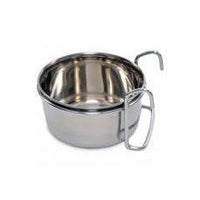 Prevue Pet Products Stainless Steel Coop Cup with Hanger 10oz-Bird-Prevue-PetPhenom