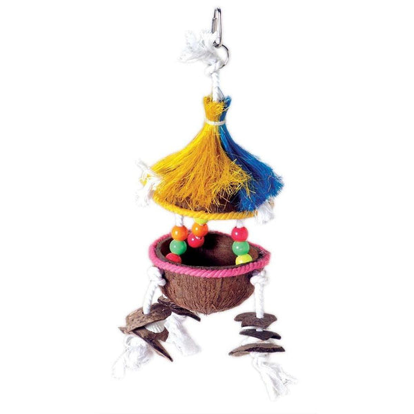 Prevue Pet Products Tropical Teasers Tiki Hut Bird Toy-Bird-Prevue-PetPhenom