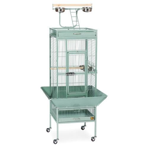 Prevue Pet Products Wrought Iron Select Cage Sage 18"L x 18"W x 57"H-Small Pet-Prevue-PetPhenom