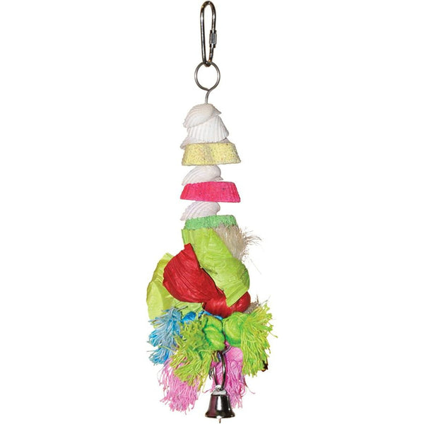 Prevue Tropical Teasers Cookies and Knots Bird Toy, 1 count-Bird-Prevue-PetPhenom