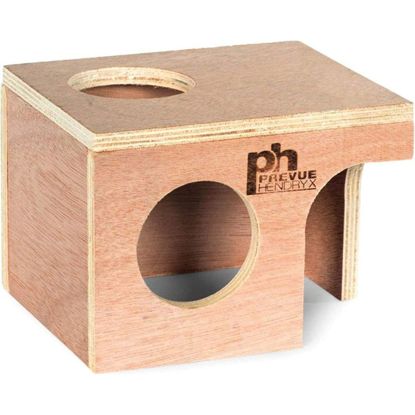 Prevue Wooden Hamster and Gerbil Hut for Hiding and Sleeping Small Pets, 1 count-Small Pet-Prevue-PetPhenom