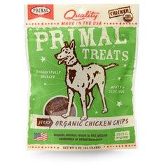Primal Jerky Organic Chicken Chips Dog Treats, 3-oz. bag-Dog-Primal-PetPhenom