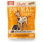 Primal Venison Lung Snaps Dry Roasted Dog Treats, 2-oz. bag-Dog-Primal-PetPhenom