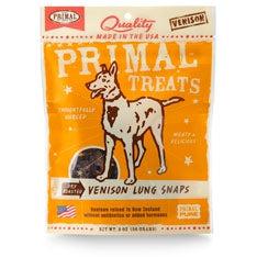 Primal Venison Lung Snaps Dry Roasted Dog Treats, 2-oz. bag-Dog-Primal-PetPhenom