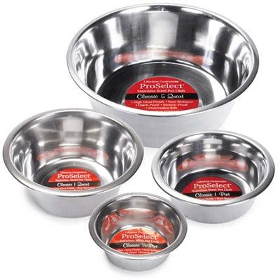 ProSelect Hvy Stainless Steel Dish Mirror Finish - 160 oz.-Dog-ProSelect-PetPhenom