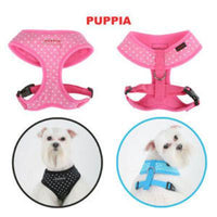 Puppia® Dotty Harness A - Black (BK) - Small-Dog-Puppia®-PetPhenom
