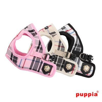 Puppia® JUNIOR HARNESS B & MATCHING LEAD - Large (#PAMA-AH978) - Black-Dog-Puppia®-PetPhenom