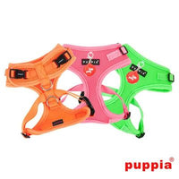 Puppia® Neon Soft Harness II - Orange - Medium-Dog-Puppia®-PetPhenom