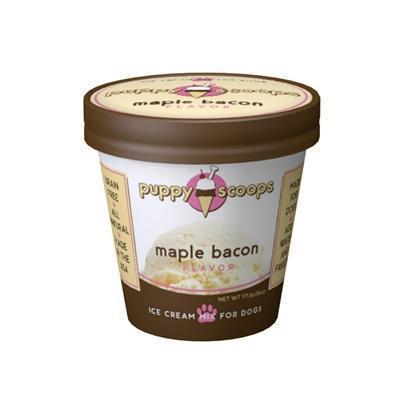 Puppy Cake Puppy Scoops Ice Crm Mix - Maple Bacon -Small Size - 8 oz-Dog-Puppy Cake LLC-PetPhenom