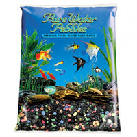 Pure Water Pebbles Aquarium Gravel - Black Beauty Pebble Mix, 5 lbs (3.1-6.3 mm Grain)-Fish-Pure Water Pebbles-PetPhenom