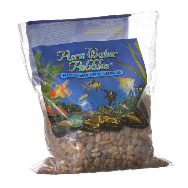 Pure Water Pebbles Aquarium Gravel - Cumberland River Gems, 2 lbs (6.3-9.5 mm Grain)-Fish-Pure Water Pebbles-PetPhenom