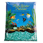 Pure Water Pebbles Aquarium Gravel - Emerald Green Frost, 25 lbs (8.7-9.5 mm Grain)-Fish-Pure Water Pebbles-PetPhenom