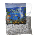 Pure Water Pebbles Aquarium Gravel - Snow White, 2 lbs (3.1-6.3 mm Grain)-Fish-Pure Water Pebbles-PetPhenom