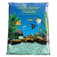 Pure Water Pebbles Aquarium Gravel - Turquoise, 25 lbs (3.1-6.3 mm Grain)-Fish-Pure Water Pebbles-PetPhenom