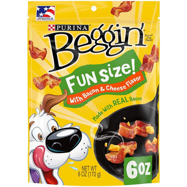 Purina Beggin' Strips Bacon and Cheese Flavor Fun Size, 6 oz-Dog-Purina-PetPhenom