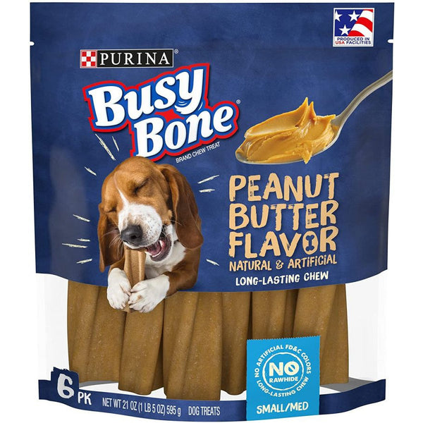 Purina Busy Bone Dog Chew Peanut Butter, 21 oz-Dog-Purina-PetPhenom