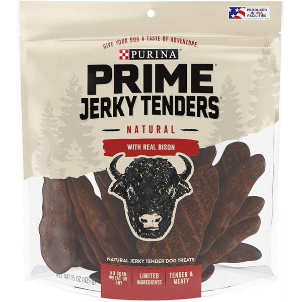 Purina Prime Jerky Tenders with Real Bison, 15 oz-Dog-Purina-PetPhenom