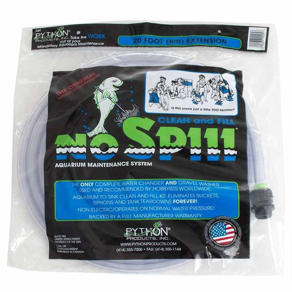 Python No Spill Clean & Fill Extension Tube, 20' Extension-Fish-Python Products-PetPhenom