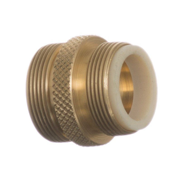 Python No Spill Clean & Fill Male Brass Adapter, 1 Adapter - (13/16" x 27 Male Thread)-Fish-Python Products-PetPhenom