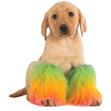 Rainbow Fluffies Pet-Costumes-Rubies-M-L-PetPhenom