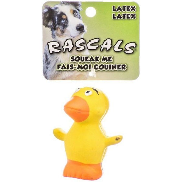 Rascals Latex Duck Dog Toy, 2.5" Long-Dog-Coastal Pet Products-PetPhenom